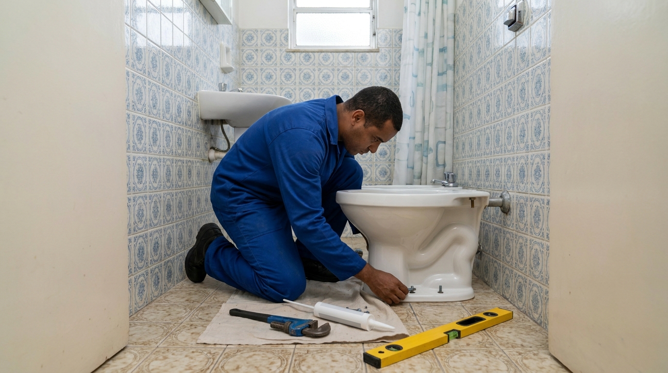 Substituição de louça sanitária em Serra-ES